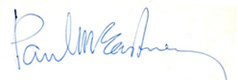 Paul McCartney autograph